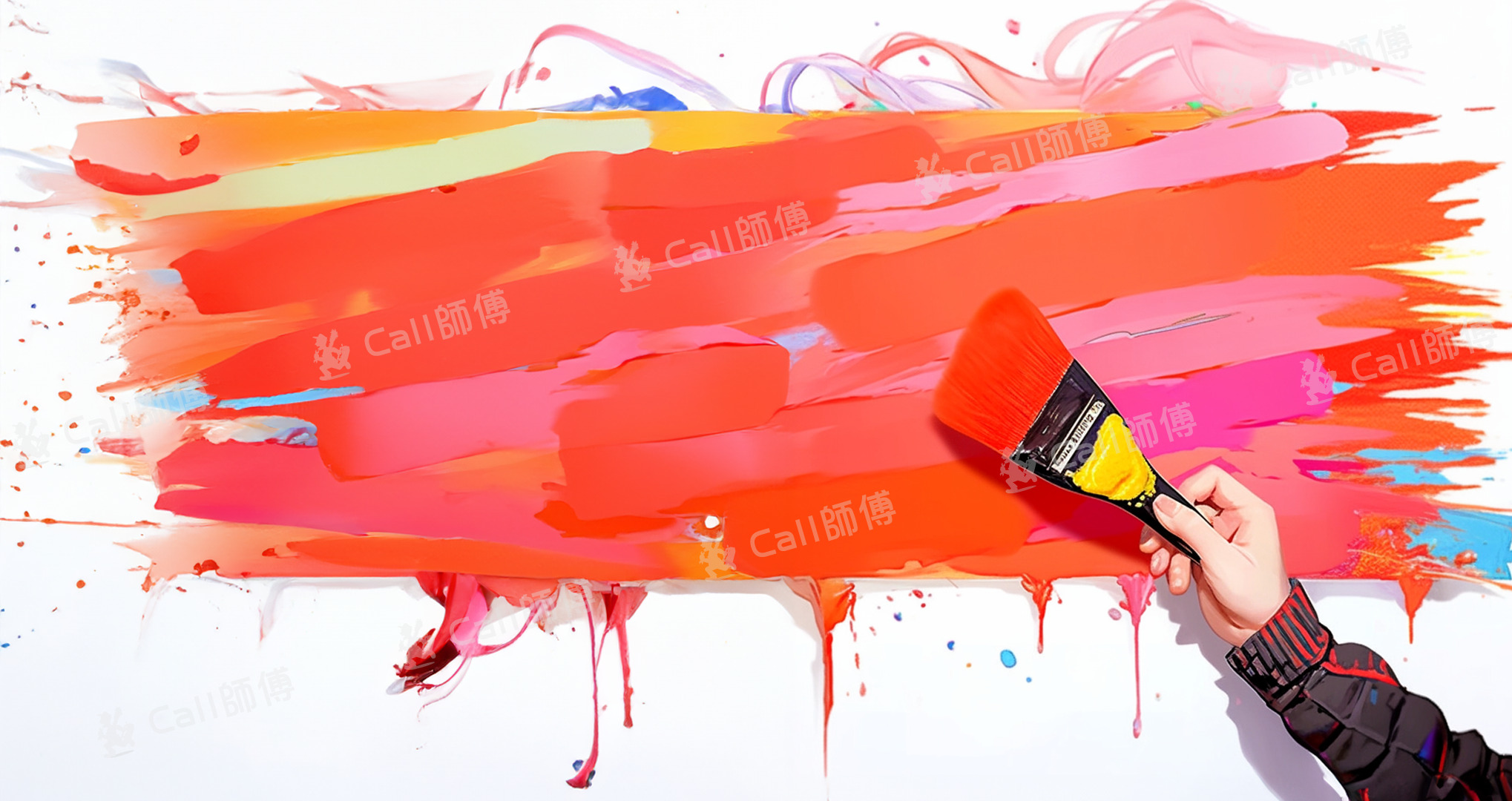 一張含有 藝術, 美術漆, 兒童藝術, 顏料 的圖片自動產生的描述